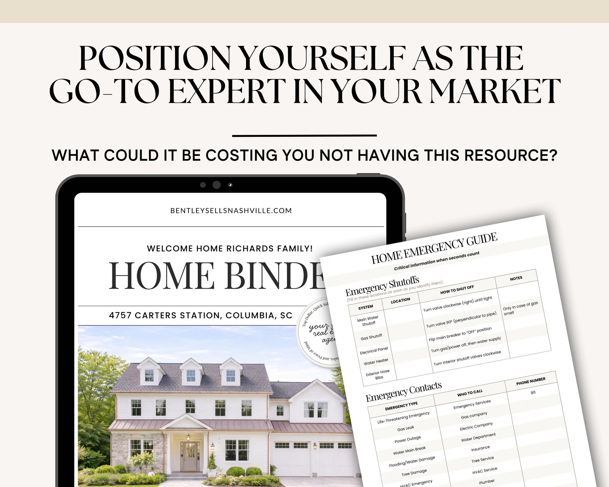 28 Page Closing Day Binder | Home Buyer Guide | Real Estate | Home Owner Packer | Realtor Marketing | New Home Owner Guide | Closing Gift