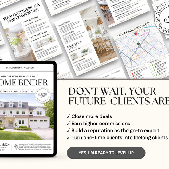 28 Page Closing Day Binder | Home Buyer Guide | Real Estate | Home Owner Packer | Realtor Marketing | New Home Owner Guide | Closing Gift