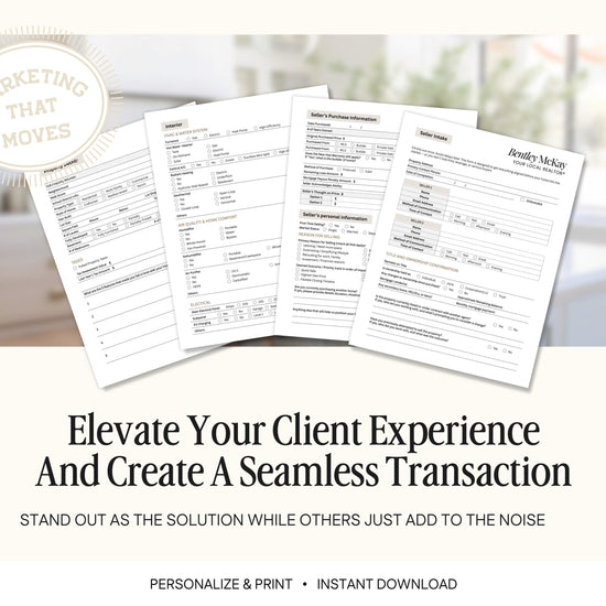 The image is an advertisement for a service that helps businesses create a seamless transaction by providing personalized information and solutions.