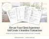The image is an advertisement for a service that helps businesses create a seamless transaction by providing personalized information and solutions.