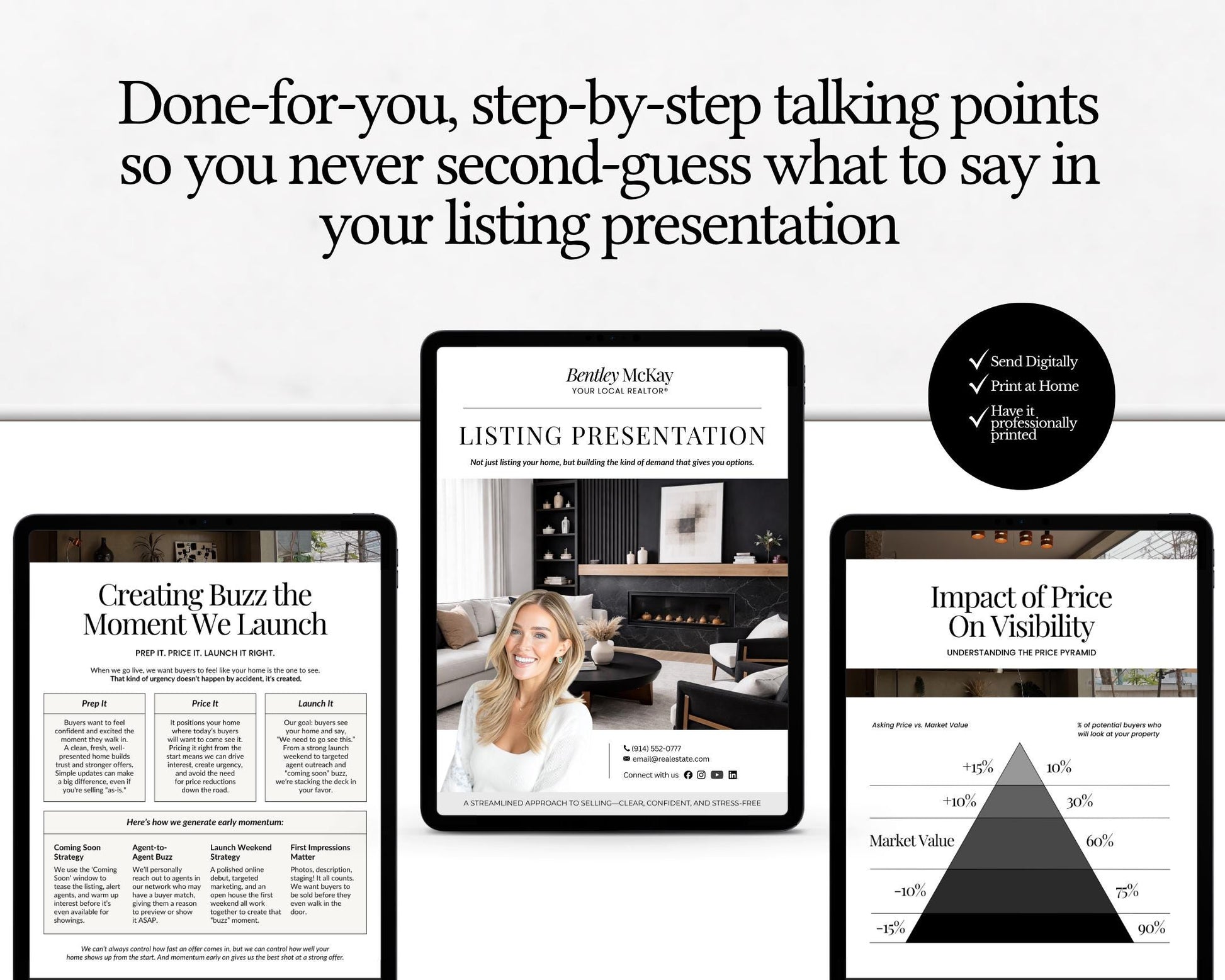 2026 Listing Presentation, NAR Settlement, Listing Consultation, Home Seller Guide, Luxury CMA, Real Estate Marketing (Canva Template)