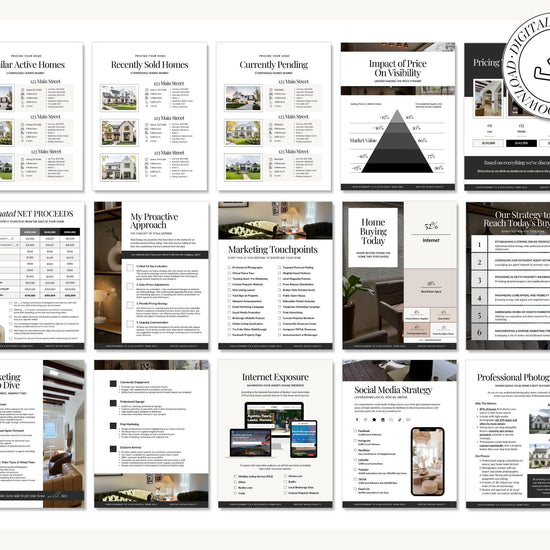 2026 Listing Presentation, NAR Settlement, Listing Consultation, Home Seller Guide, Luxury CMA, Real Estate Marketing (Canva Template)