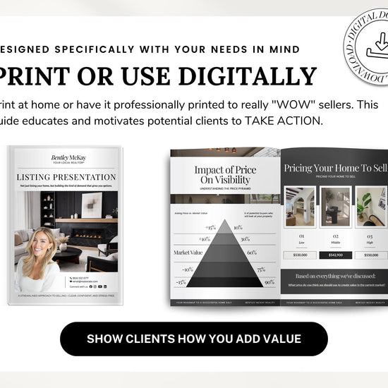 2026 Listing Presentation, NAR Settlement, Listing Consultation, Home Seller Guide, Luxury CMA, Real Estate Marketing (Canva Template)