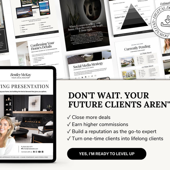 2026 Listing Presentation, NAR Settlement, Listing Consultation, Home Seller Guide, Luxury CMA, Real Estate Marketing (Canva Template)