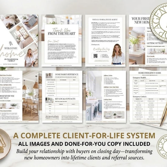 28 Page Closing Day Binder | Home Buyer Guide | Real Estate | Home Owner Packer | Realtor Marketing | New Home Owner Guide | Closing Gift