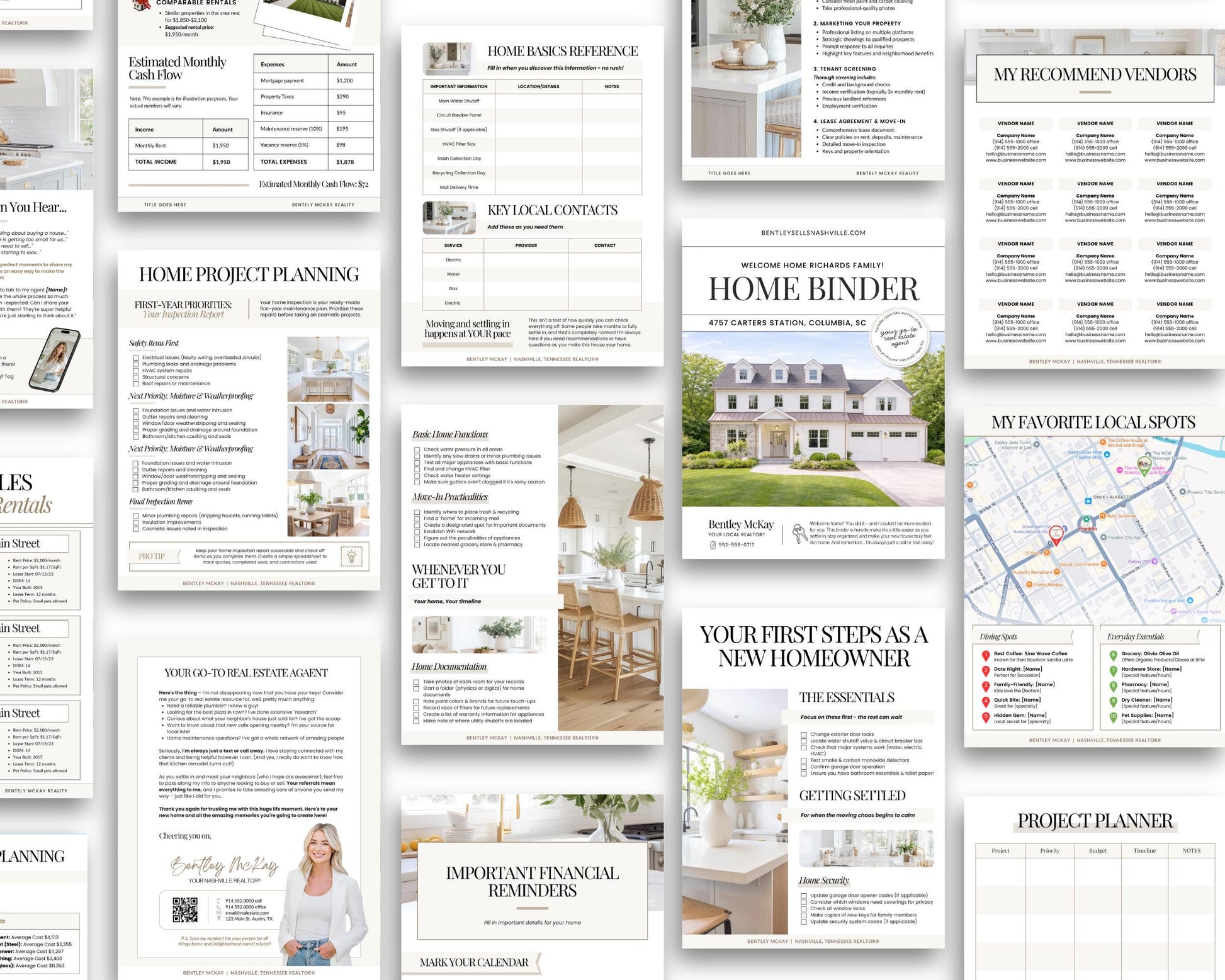 28 Page Closing Day Binder | Home Buyer Guide | Real Estate | Home Owner Packer | Realtor Marketing | New Home Owner Guide | Closing Gift