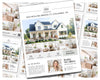 The image is a real estate advertisement featuring a large, white, farmhouse-style house with a wrap-around porch, surrounded by greenery. The house is located in Columbia, Tennessee, and is being sold for $700,000. The advertisement includes details about the property, such as the number of bedrooms, bathrooms, and square footage, as well as the asking price and the real estate agent's contact information.