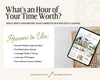 The image is a promotional graphic for a real estate agent, featuring a tablet displaying a house listing and a wooden table with a smartphone.
