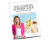 The image is a cover of a magazine or book titled "The Ultimate Summer Guide" featuring a woman in a pink jacket and sunglasses.