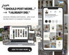 The image is a collage of various images, including a laptop displaying a calendar, a smartphone showing a social media feed, and a collage of different home interior shots. The collage contains multiple images of people, furniture, and home decor items. The image does not contain any text that can be described in fewer than 500 characters.