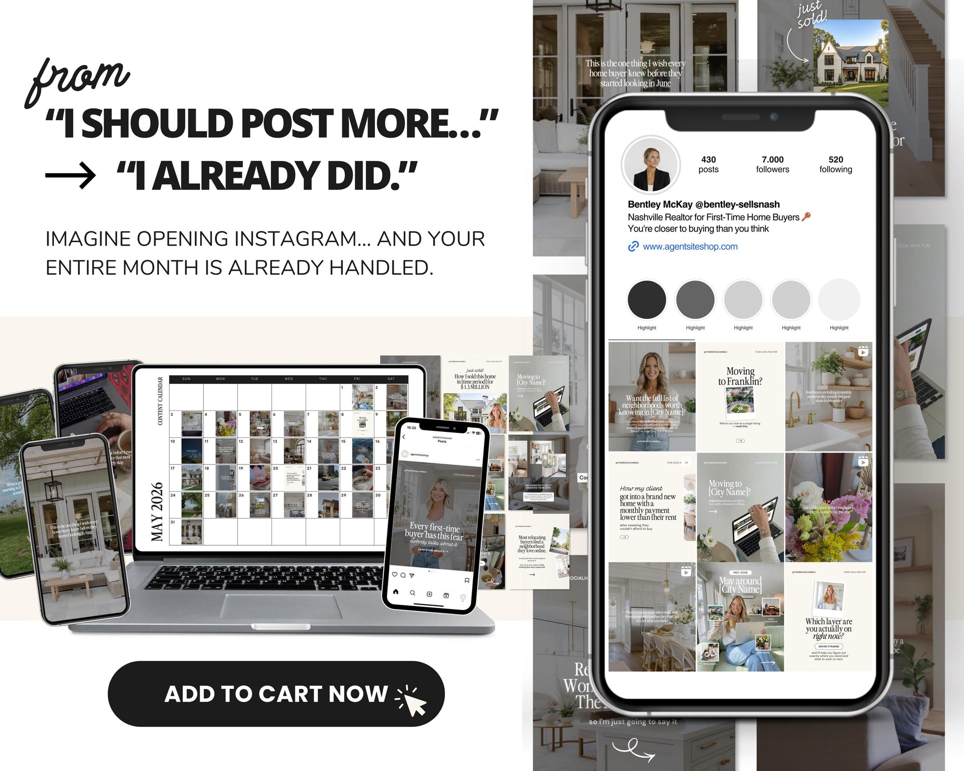 The image is a collage of various images, including a laptop displaying a calendar, a smartphone showing a social media feed, and a collage of different home interior shots. The collage contains multiple images of people, furniture, and home decor items. The image does not contain any text that can be described in fewer than 500 characters.