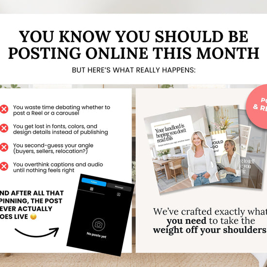 April 2026 Real Estate Social Media Canva Templates, Realtor Marketing Canva Instagram & Facebook Posts Reels Content Bundle, Spring, Luxury