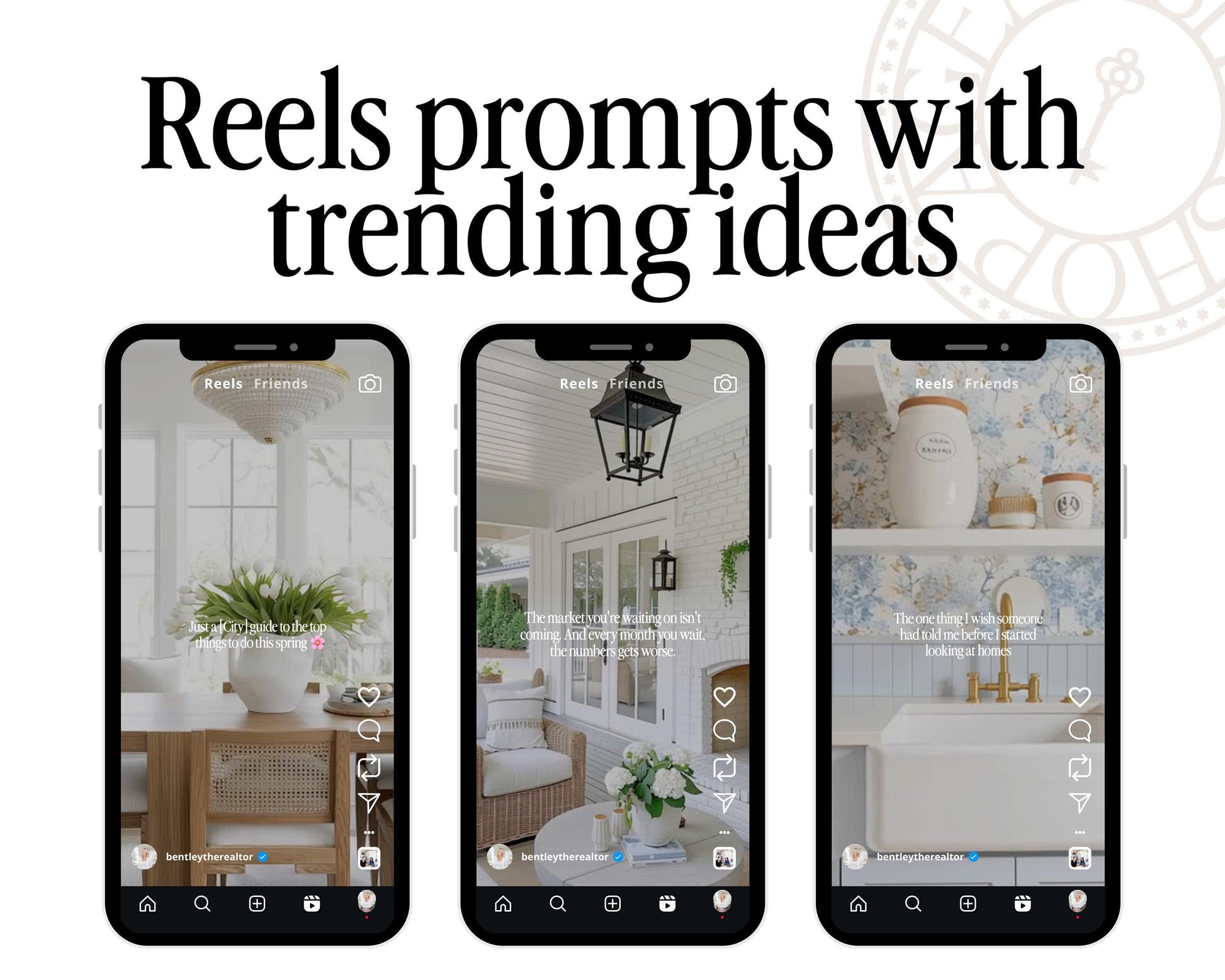 April 2026 Real Estate Social Media Canva Templates, Realtor Marketing Canva Instagram & Facebook Posts Reels Content Bundle, Spring, Luxury