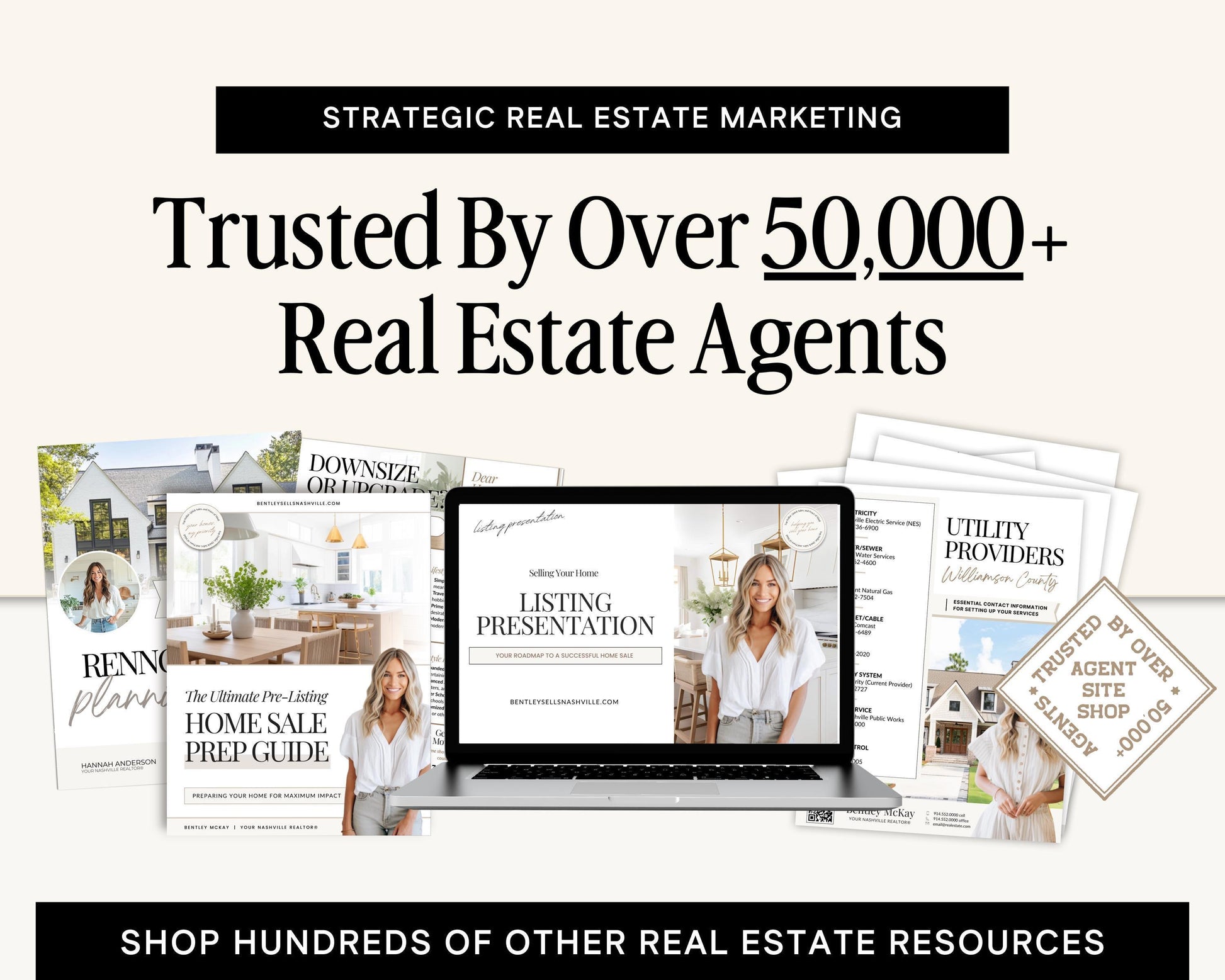 April 2026 Real Estate Social Media Canva Templates, Realtor Marketing Canva Instagram & Facebook Posts Reels Content Bundle, Spring, Luxury