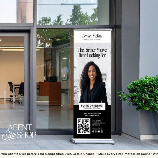 a banner for Bentley McIlroy Real Estate, promoting their services as a partner in real estate.
