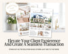 The image is an advertisement for a real estate agent named Bentley McCallister, promoting a house for sale in Nashville, Tennessee. The ad features a collage of images showcasing the house, along with a woman's portrait and a woman's photo. The text encourages the viewer to "Elevate Your Client Experience and Create A Seamless Transaction" and highlights the agent's expertise in real estate transactions.
