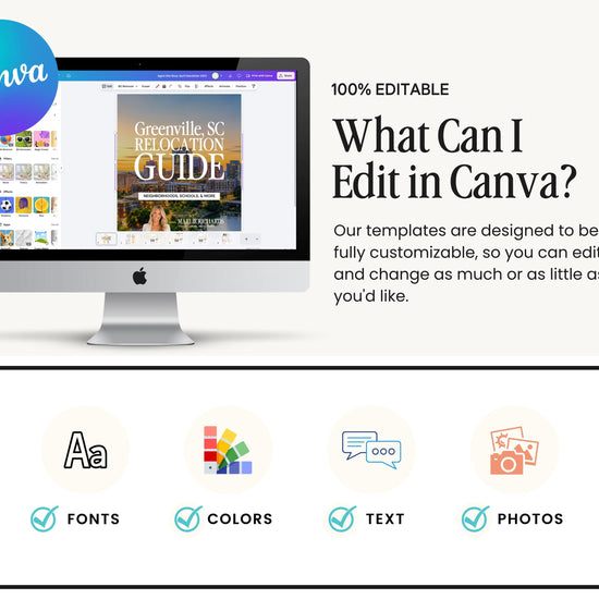 Real Estate Relocation Guide | Buyer Welcome Guide | Canva Template