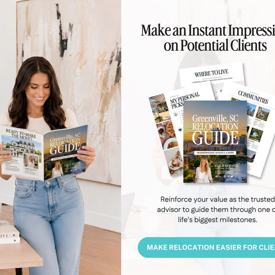 Real Estate Relocation Guide | Buyer Welcome Guide | Canva Template