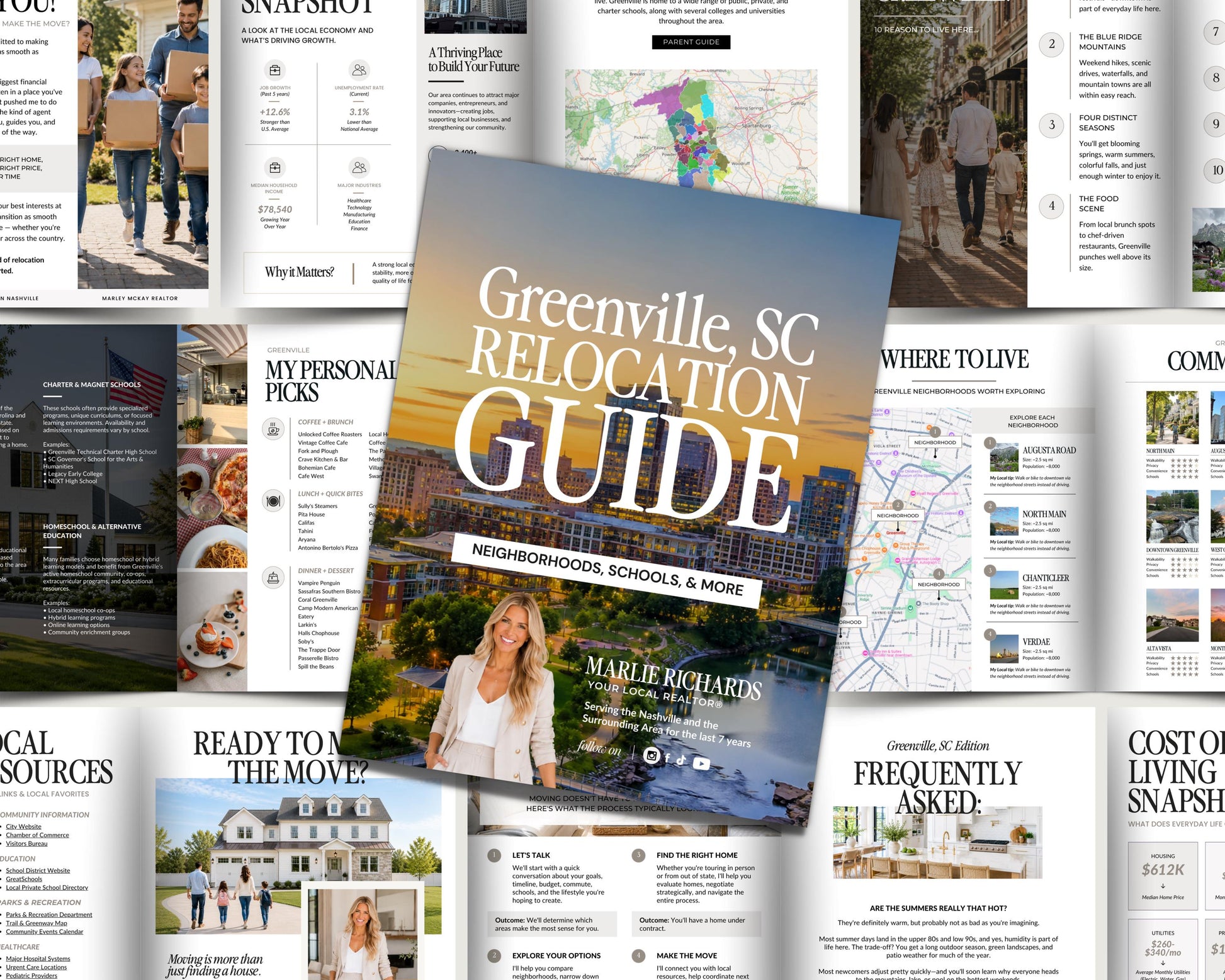 Real Estate Relocation Guide | Buyer Welcome Guide | Canva Template