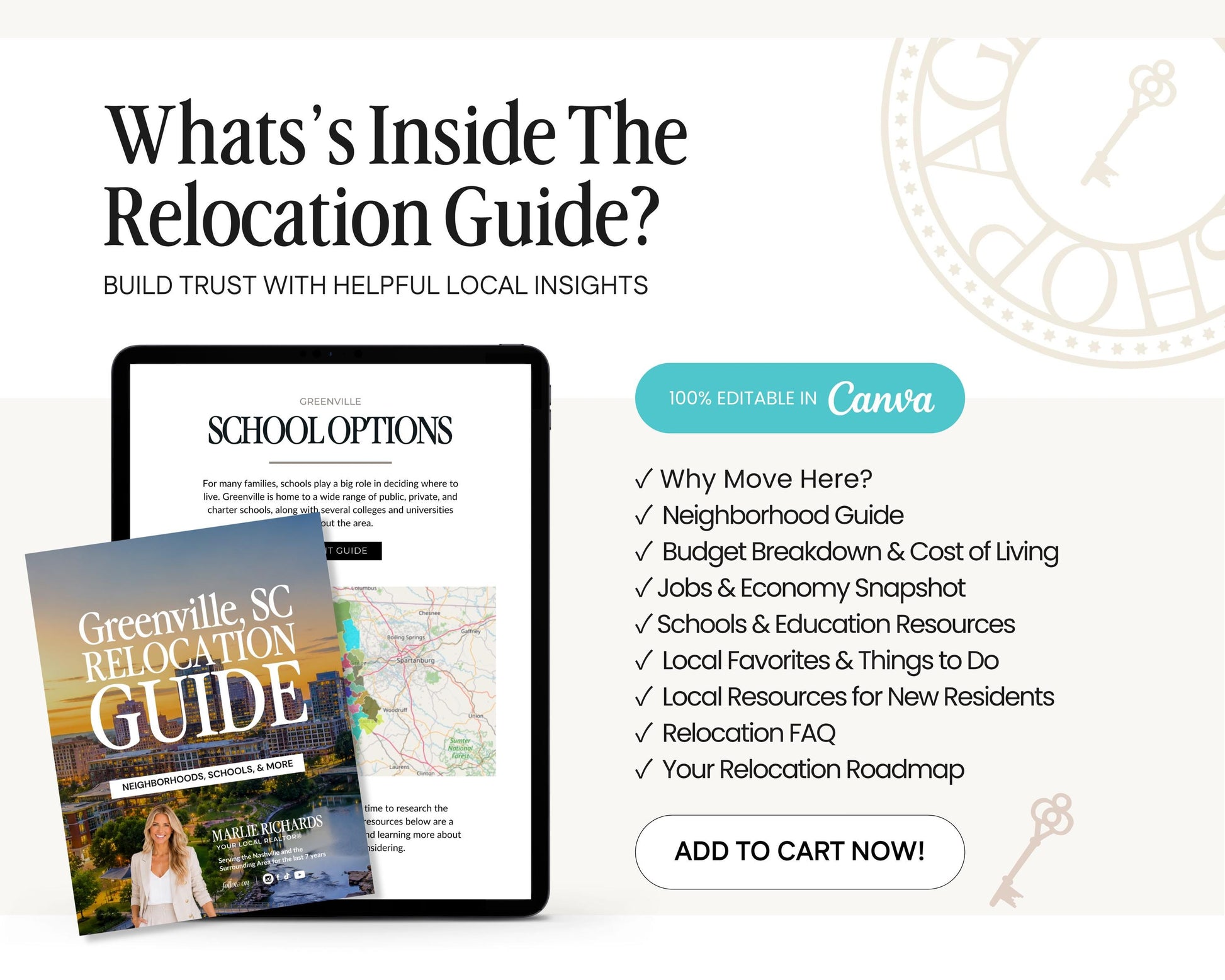 Real Estate Relocation Guide | Buyer Welcome Guide | Canva Template