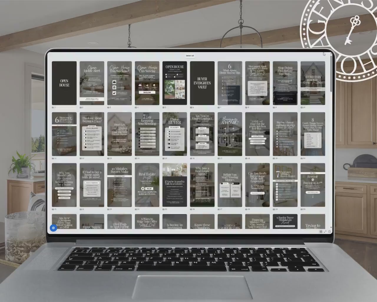450+ Real Estate Social Media Posts | Luxury Realtor Instagram Templates | Real Estate Instagram Marketing | Editable Realtor Canva Template