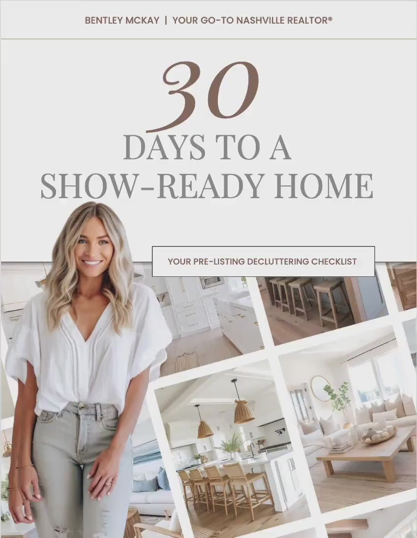 30 Days of Decluttering Checklist | Real Estate Lead Magnet | Listing Checklist | Decluttering Checklist | Real Estate Marketing | Lead Gen