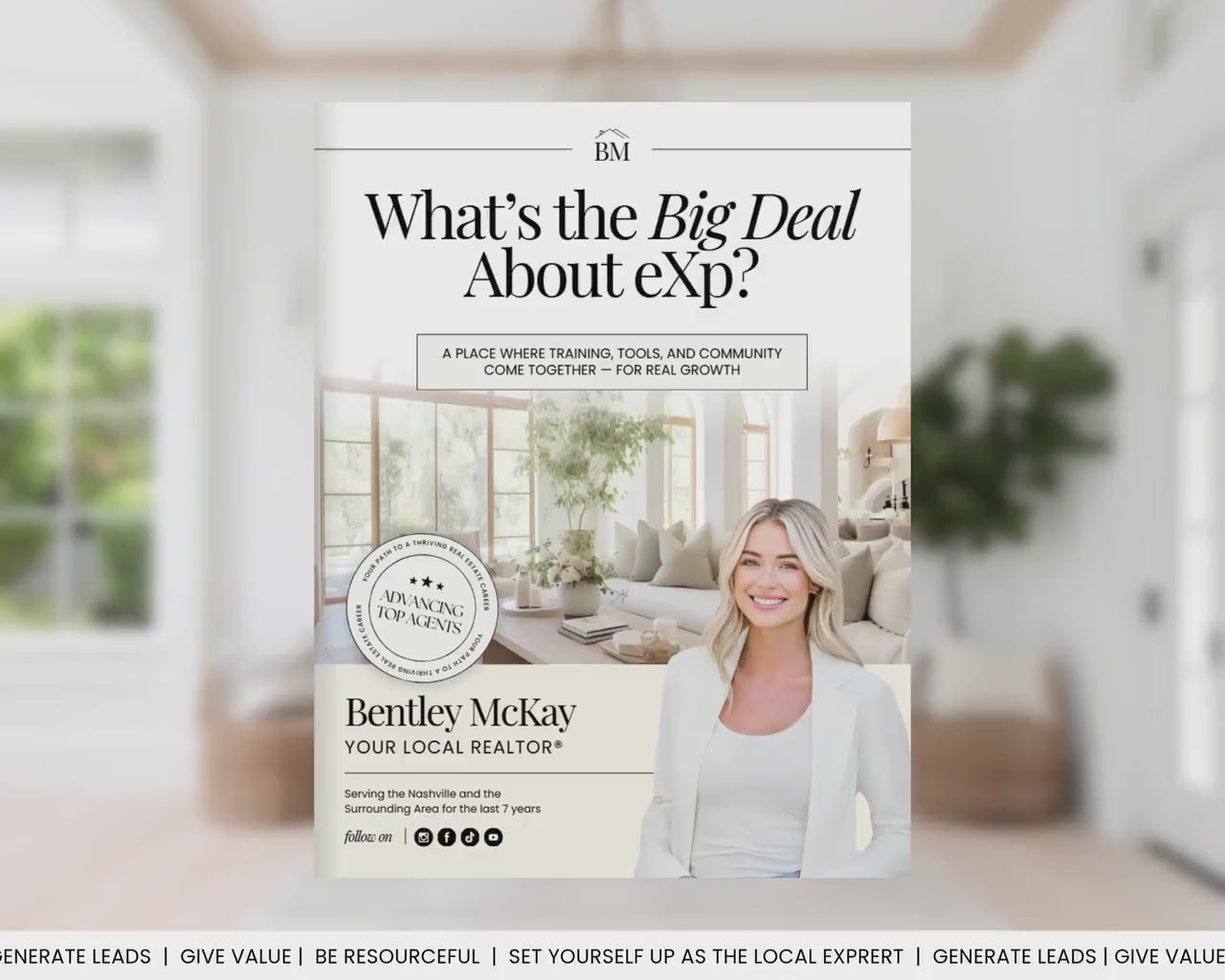 Agent Recruiting Guide | Brokerage Recruiting Marketing | EXP Downline | Real Estate Marketing | Canva Template | Real Estate Team Marketing