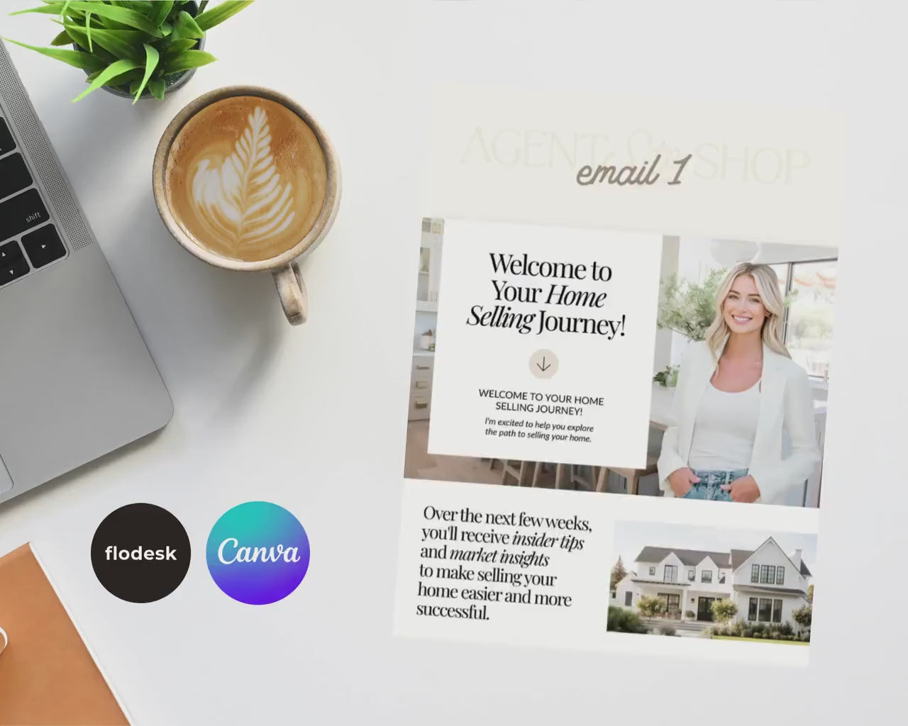 Seller Leads Drip Campaign | Seller Lead Email Templates | Realtor Marketing | Home Seller Nurture | Real Estate Email Automation | Flodesk