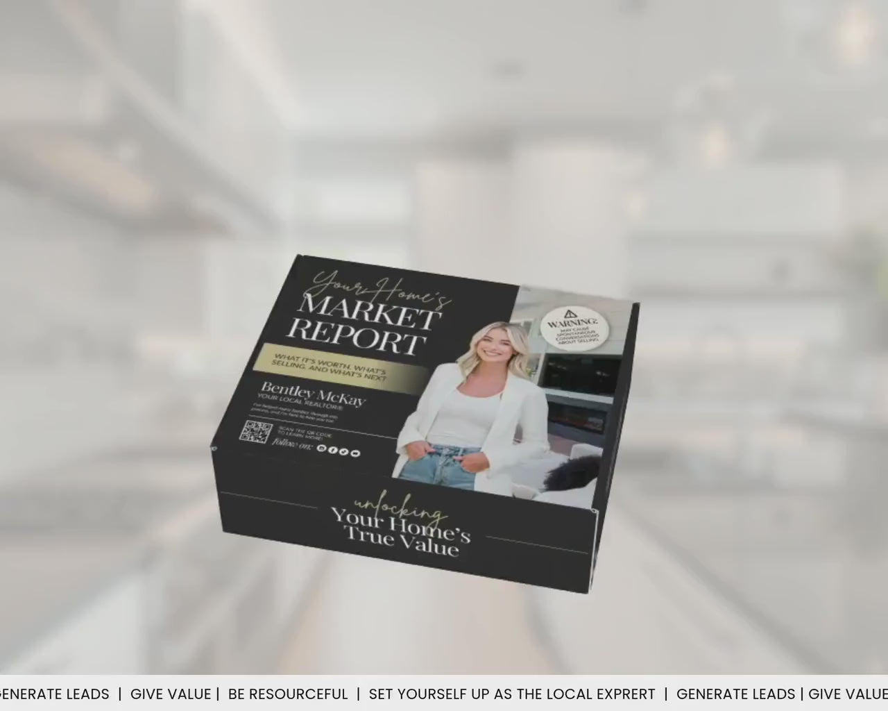 CMA Box for Real Estate Agent, Pre-listing Presentation, CMA Box Cover, Just Listed Flyer Seller, CMA Template, Home Equity Report, Canva
