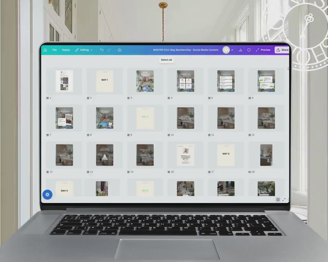 May 2026 Real Estate Social Media Canva Templates, Realtor Marketing Canva Instagram & Facebook Posts Reels Content Bundle, Spring, Luxury