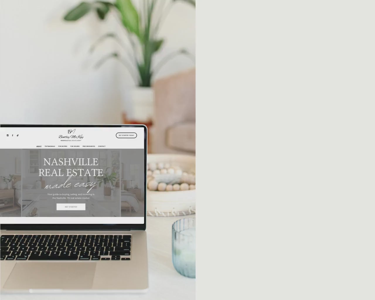 Real Estate Canva Website Template  | Real Estate Agent Website Template | Landing Page | Lead Magnet | Home Buyer Guide | Home Seller Guide