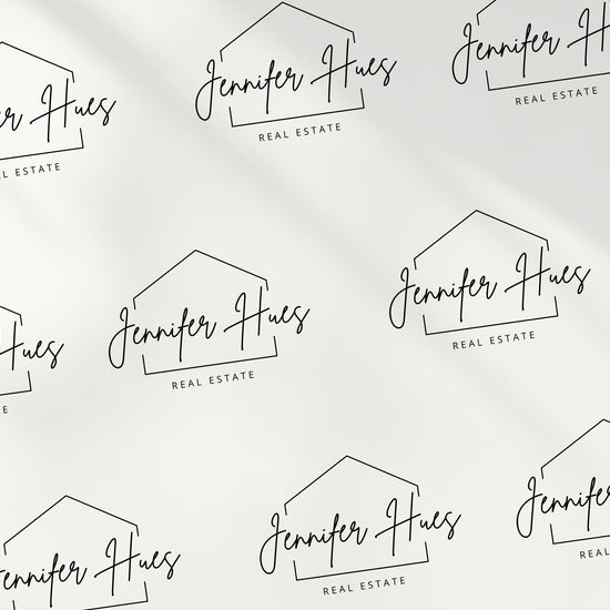 Real Estate Logo | Pre-Made Real Estate Logo | Canva Template | Editable Logo for Real Estate | Real Estate Branding | Home Stage | Vol 1