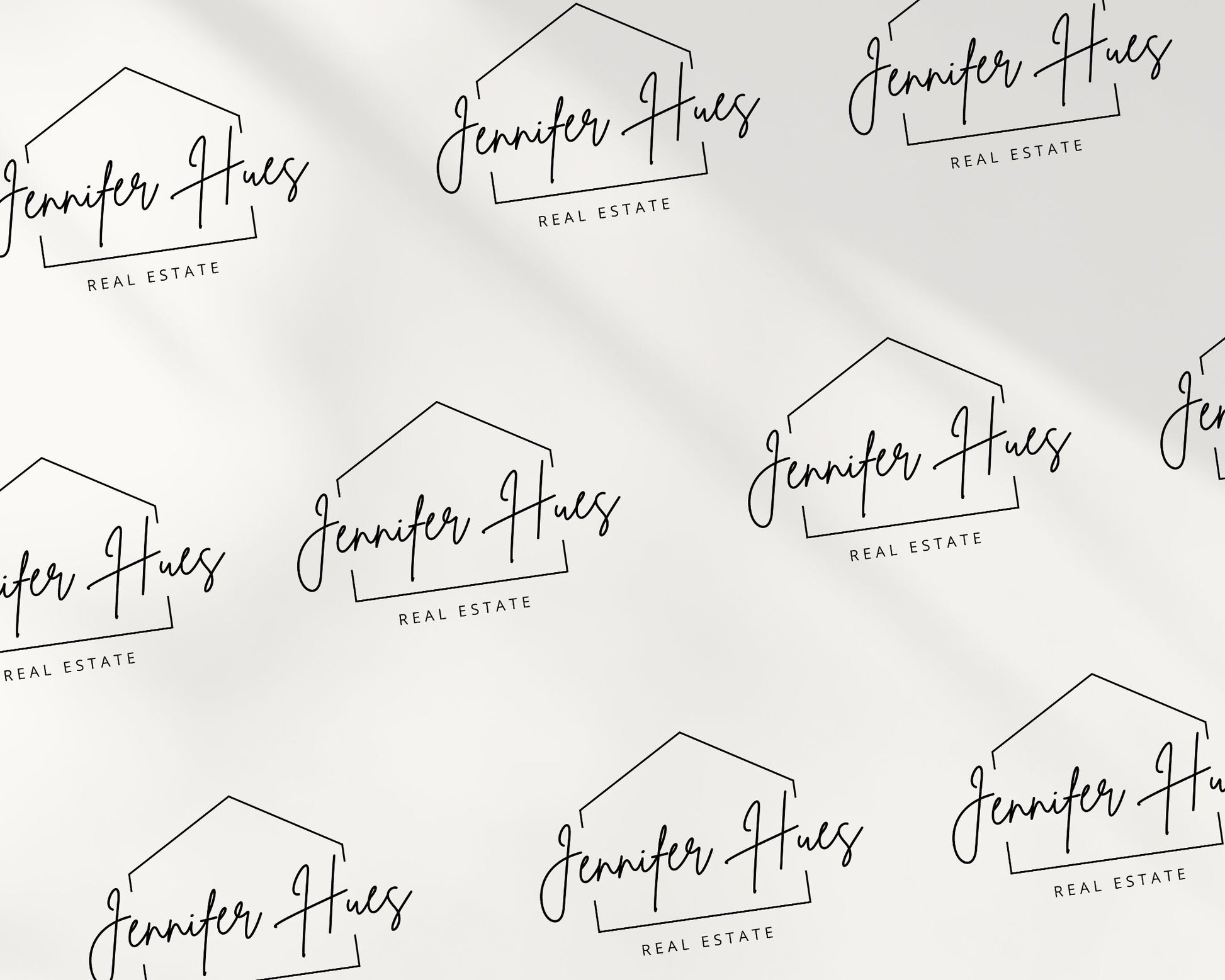 Real Estate Logo | Pre-Made Real Estate Logo | Canva Template | Editable Logo for Real Estate | Real Estate Branding | Home Stage | Vol 1