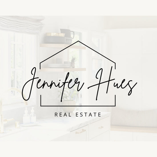 Real Estate Logo | Pre-Made Real Estate Logo | Canva Template | Editable Logo for Real Estate | Real Estate Branding | Home Stage | Vol 1