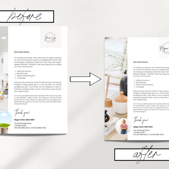 Real Estate Agent Prospecting Letter | Neighborhood Farming | Editable Canva | Realtor Marketing | Modern Agent Referral Flyer | Vol 1