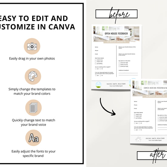 Open House Feedback Sheet | Agent Marketing Materials | Open House Sign In | Listing Presentation | Seller Guide | Buyer Guide | Vol 2