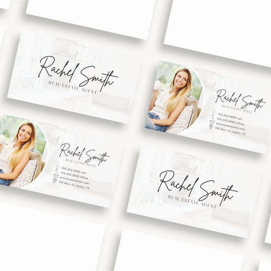 Real Estate Business Card Canva Template | Two-Sided | Real Estate Business Card | Entrepreneur | Interior Designer | Photographer | Vol 10