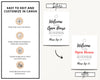 Printable Open House Real Estate Welcome Sign | Real Estate Open House Flyer | Open House Sign In | Open House Template | Canva Template