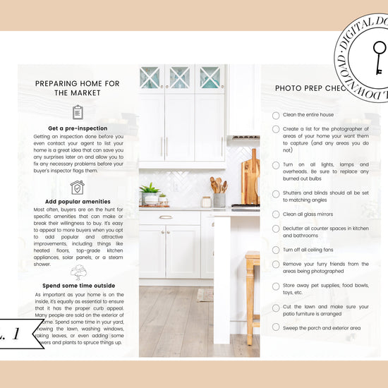 Home Seller Brochure | Editable Canva Template | Real Estate Marketing | Double-Sided Tri-Fold Brochure | Seller Guide | Open House | Vol 1