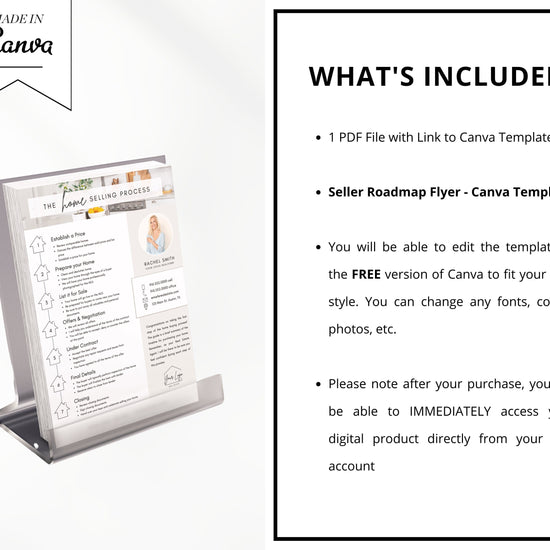 Home Seller Roadmap Guide | Seller Packet | Seller Flyer | Real Estate Marketing Material | Modern Marketing | Canva Template | Sell | Vol 3