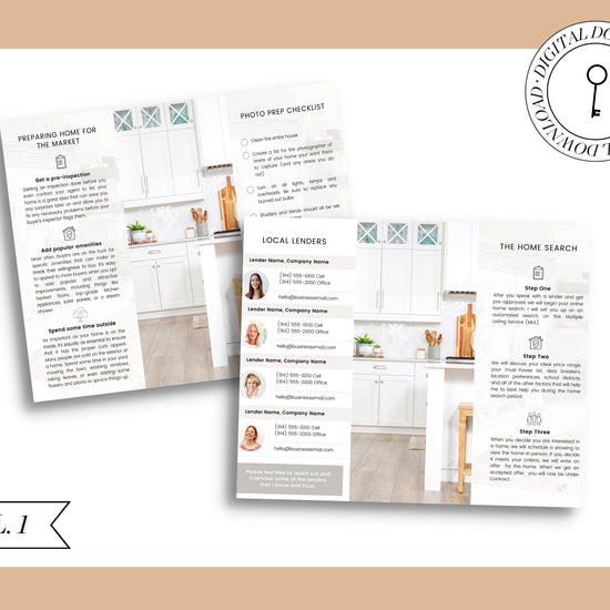 Home Buyer Brochure | Home Seller Brochure | Seller Guide | Double-Sided Tri-Fold Brochure | Buyer Guide | Open House | Seller Presentation