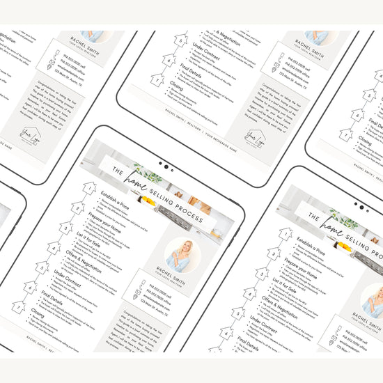 Home Seller Roadmap Guide | Seller Packet | Seller Flyer | Real Estate Marketing Material | Modern Marketing | Canva Template | Sell | Vol 3