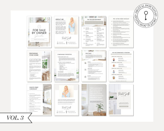 For Sale By Owner Guide | FSBO Guide | Home Seller Guide | Moving Guide | PreListing Guide | Seller Checklist | Listing Presentation | Vol 3