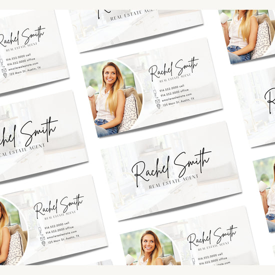 Digital Business Card & Business Card Bundle | Real Estate Marketing | Modern Real Estate Business Card | Entrepreneur | Canva Template