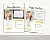 New Year Real Estate Flyer | 2023 Hello Neighbor Letter | Prospecting Flyer | Farming Letter | Real Estate Winter Marketing Flyer | Canva