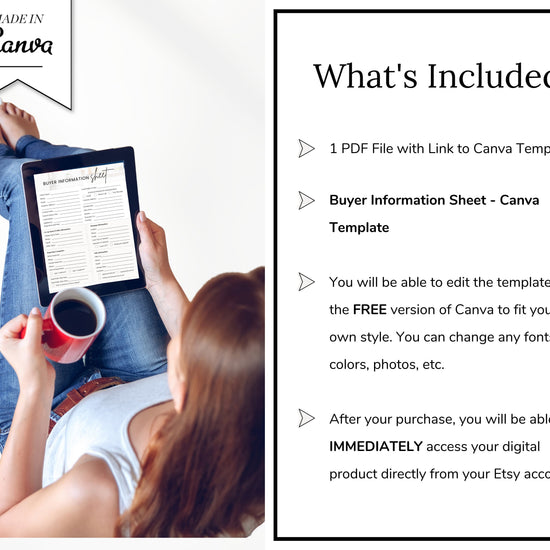 Buyer Information Sheet | Client Info | Client In-take Sheet | Real Estate Information Sheet | Client Transaction Form | Client Welcome