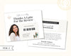 Review Postcard | Thanks A Latte for the Review | Real Estate Marketing | Real Estate Farming Card | Real Estate Coffee Gift Card | Canva