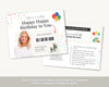 Happy Birthday Postcard | Coffee Birthday Cards | Real Estate Marketing | Real Estate Farming Card | Real Estate Coffee Birthday Gift Card
