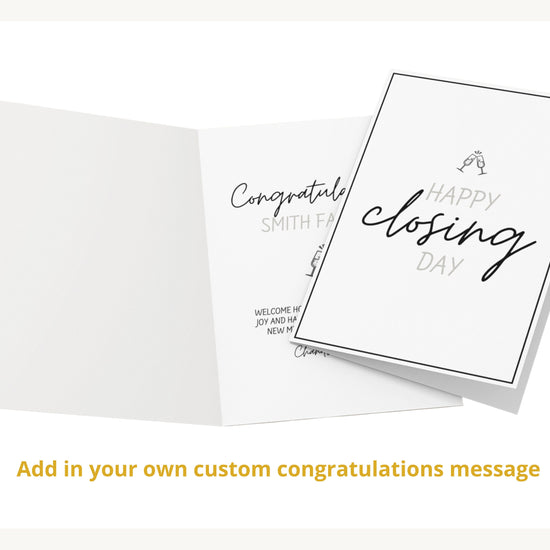 Happy Closing Day Real Estate Greeting Card | Real Estate Agent Card | Mortgage Lender Cards | Loan Officer Cards Real Estate Canva Template