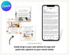 September Real Estate Captions & 30 Matching Real Estate Canva Posts | Real Estate Instagram Posts | Real Estate Marketing | Canva Template